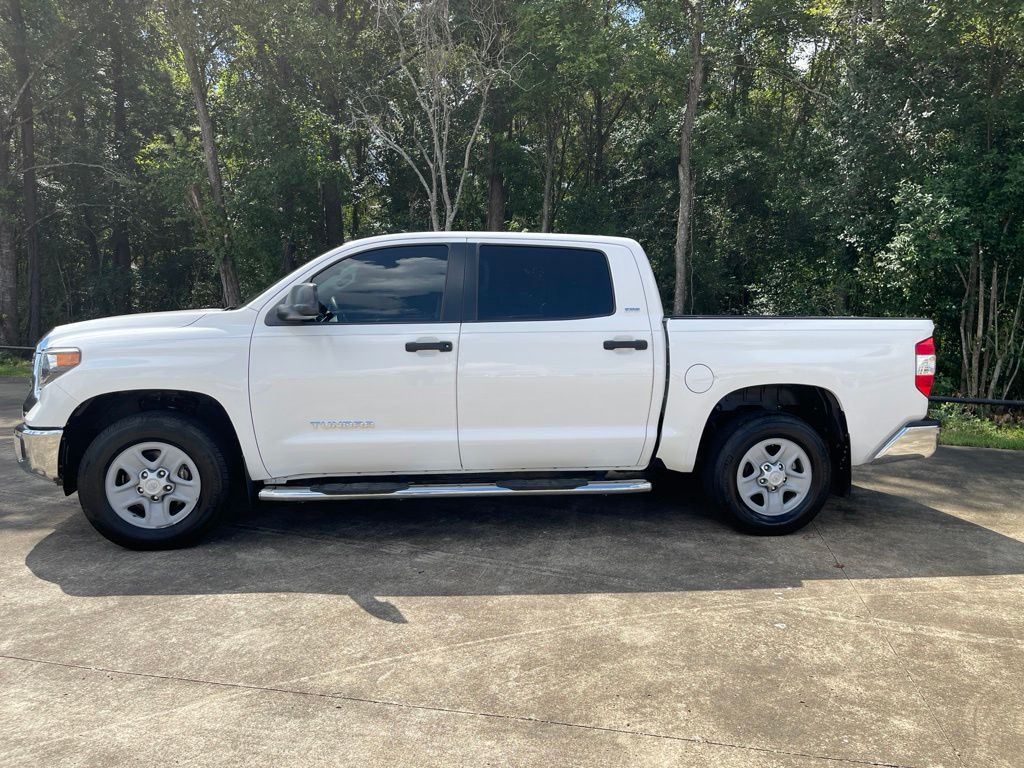 2019 Toyota Tundra SR5 White at Texan Dodge Chrysler Jeep Ram