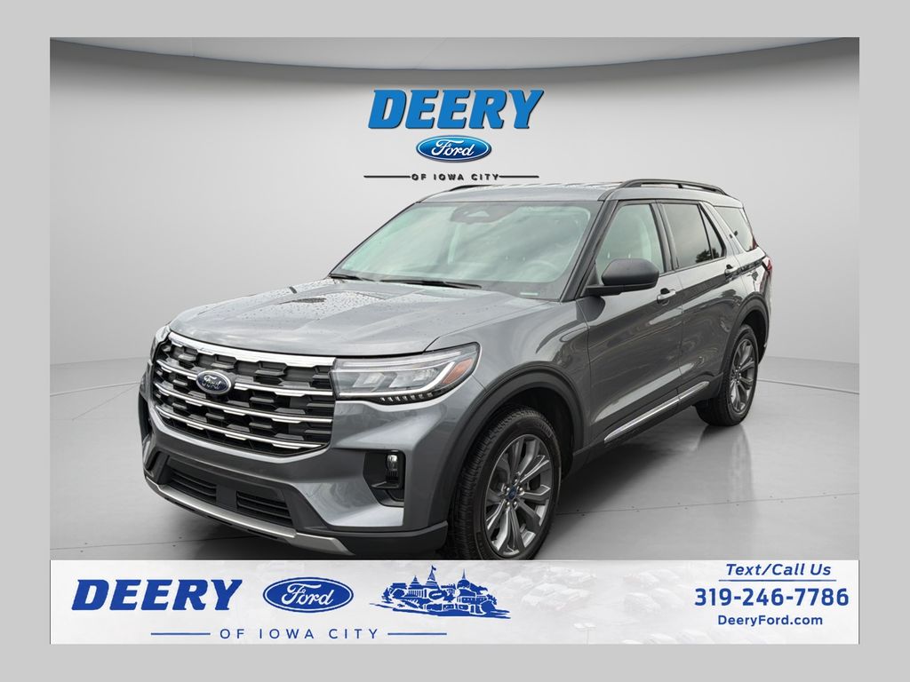 Gray Metallic 2025 Ford Explorer SUV / Crossover All-Wheel Drive Automatic