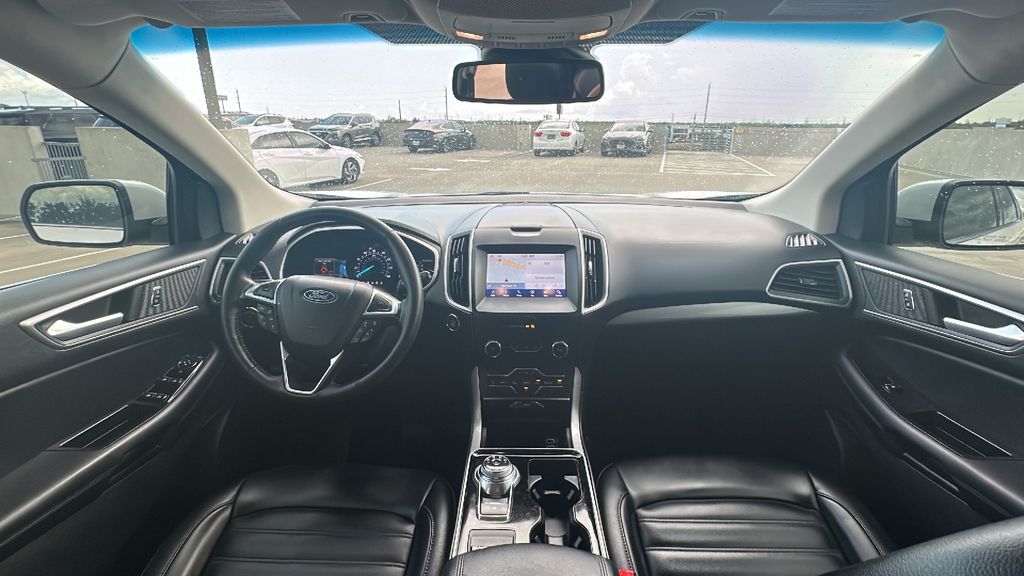 2019 Ford Edge SEL White at DeMontrond Gulf Freeway