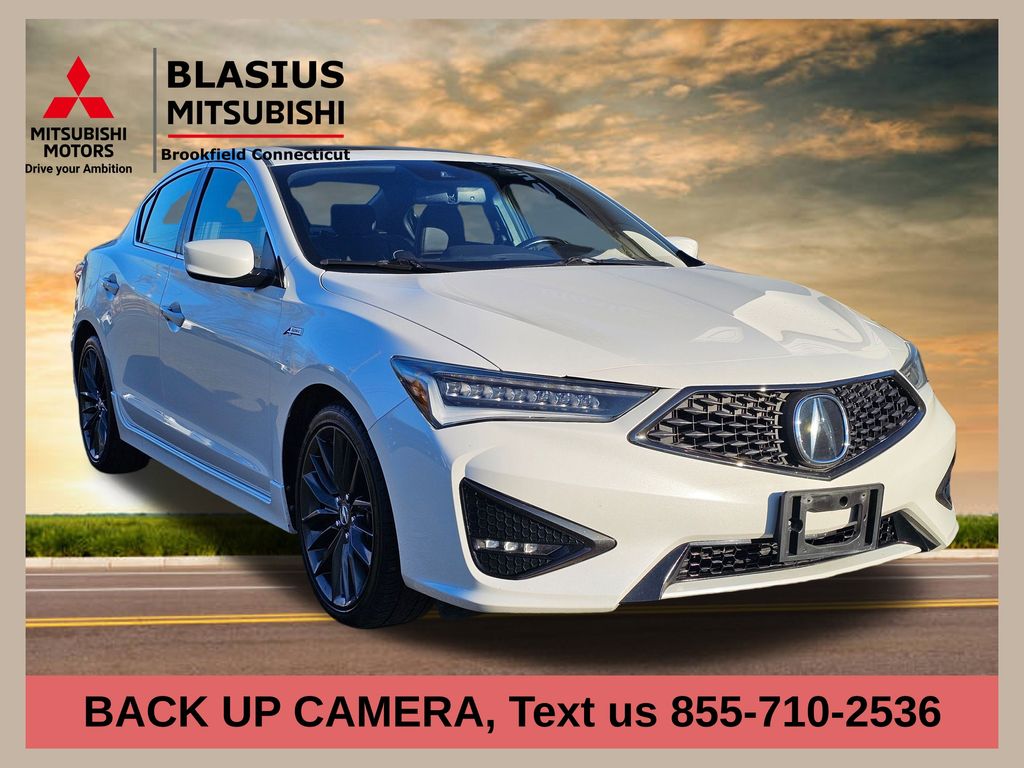 White 2020 Acura ILX FWD with Premium and A-Spec Package Sedan Front-Wheel Drive 8-Speed Dual Clutch