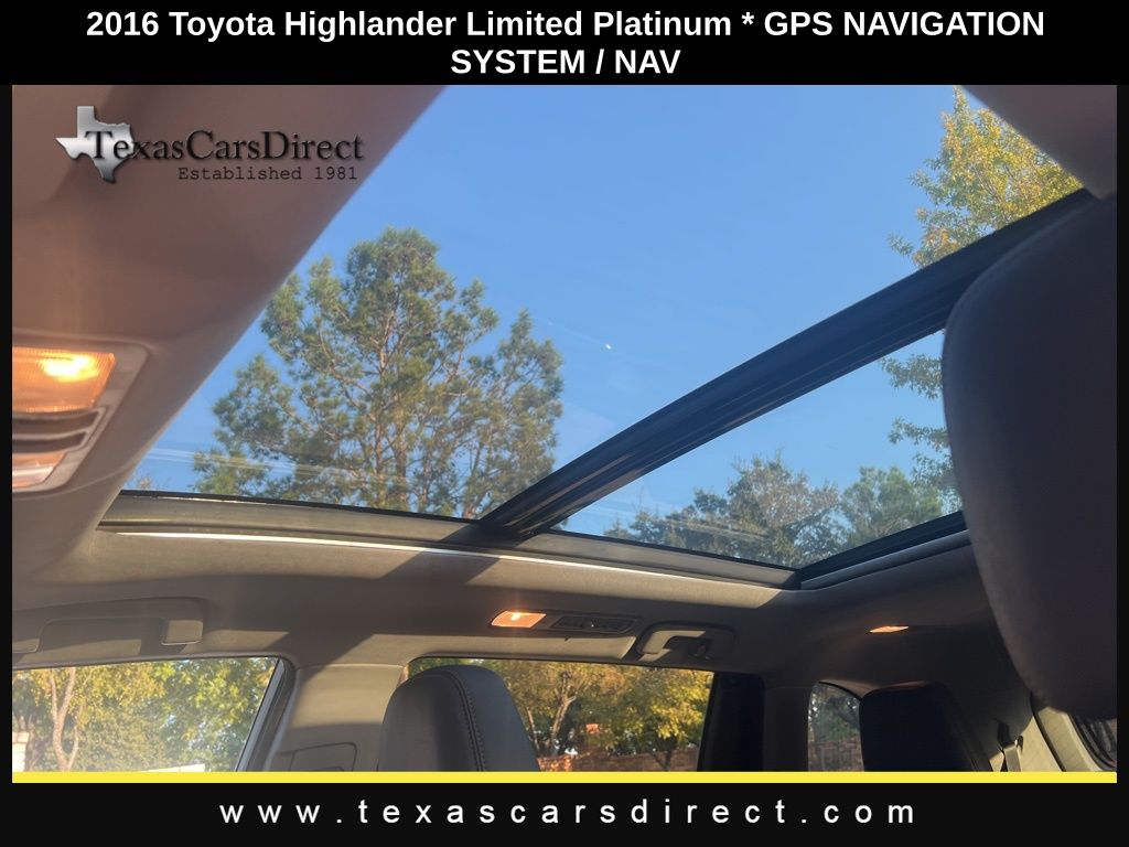 2016 Toyota Highlander Limited Platinum V6 10