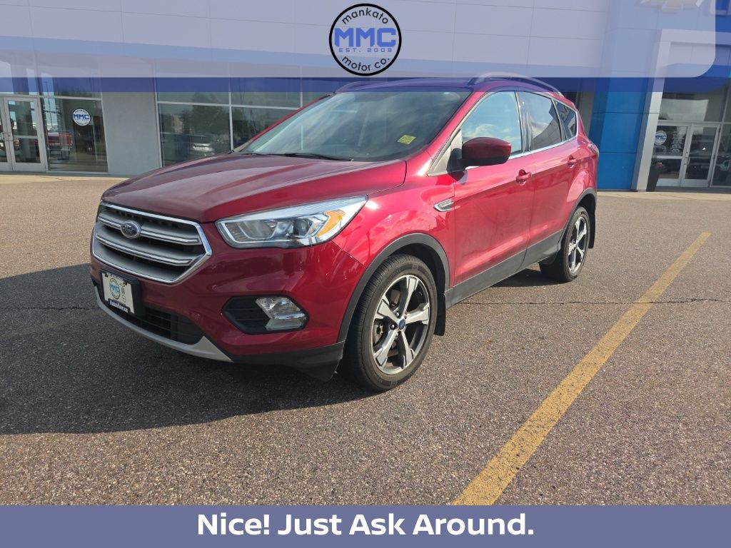 Ruby Red 2017 Ford Escape SUV / Crossover All-Wheel Drive 6-Speed Automatic