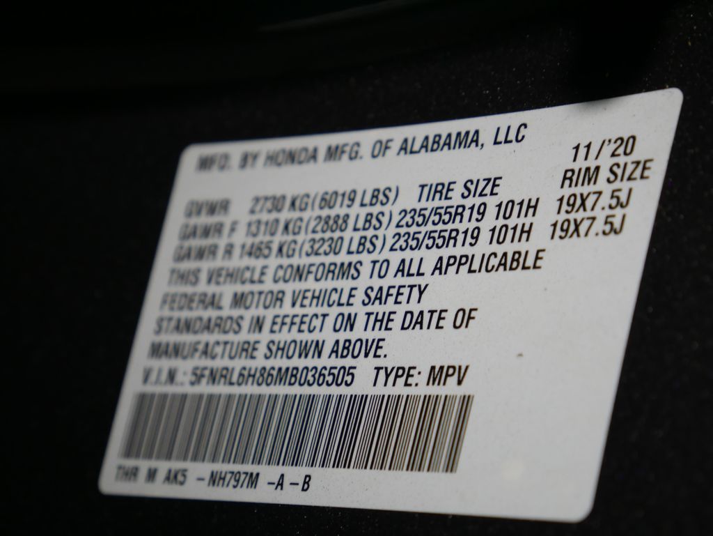 Thumbnail: 2021 Honda Odyssey - 29