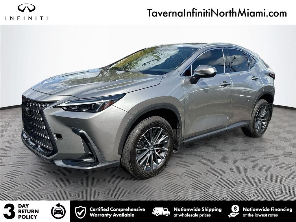 Silver 2025 Lexus NX SUV / Crossover Front-Wheel Drive 8-Speed Automatic