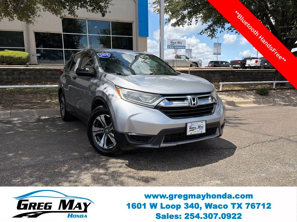 2019 Honda CR-V LX Silver at Greg May Honda