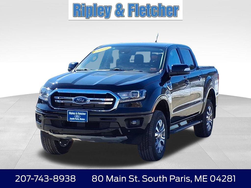Shadow Black 2022 Ford Ranger Pickup Truck Four-Wheel Drive Automatic
