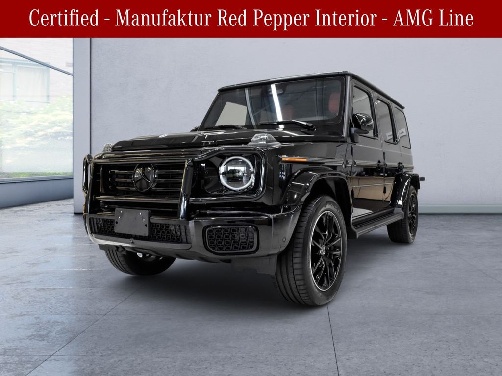 Obsidian Black Metallic 2025 Mercedes-Benz G-Class SUV / Crossover All-Wheel Drive 9-Speed Automatic