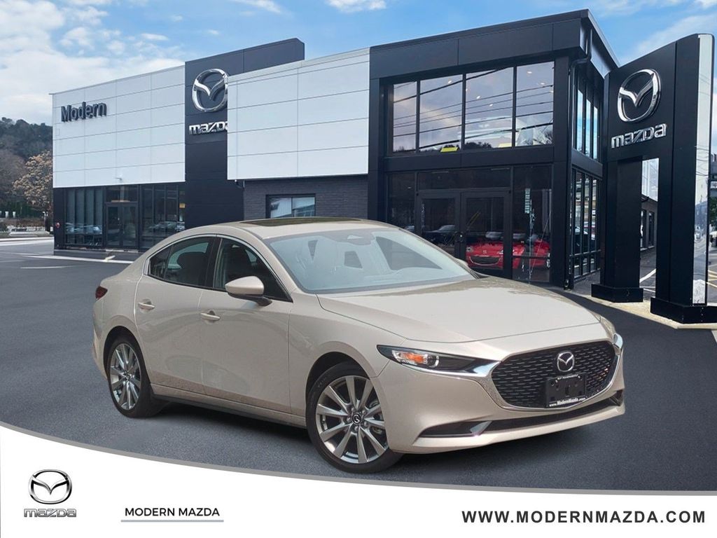 Gray (Platinum Quartz Metallic) 2026 Mazda MAZDA3 Sedan Front-Wheel Drive 6-Speed Automatic