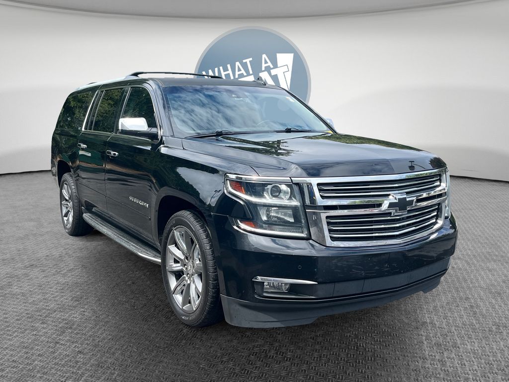 Black 2016 Chevrolet Suburban SUV / Crossover Four-Wheel Drive 6-Speed Automatic Overdrive