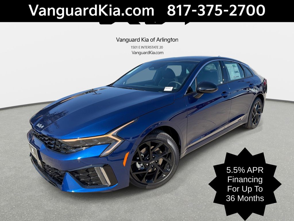 Yacht Blue 2026 Kia K5 Sedan Front-Wheel Drive 8-Speed Automatic