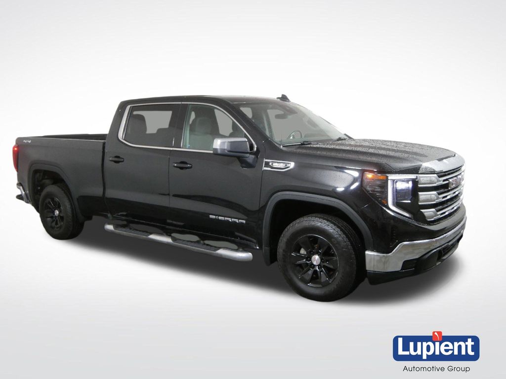 Onyx Black 2022 GMC Sierra 1500 Pickup Truck Four-Wheel Drive Automatic