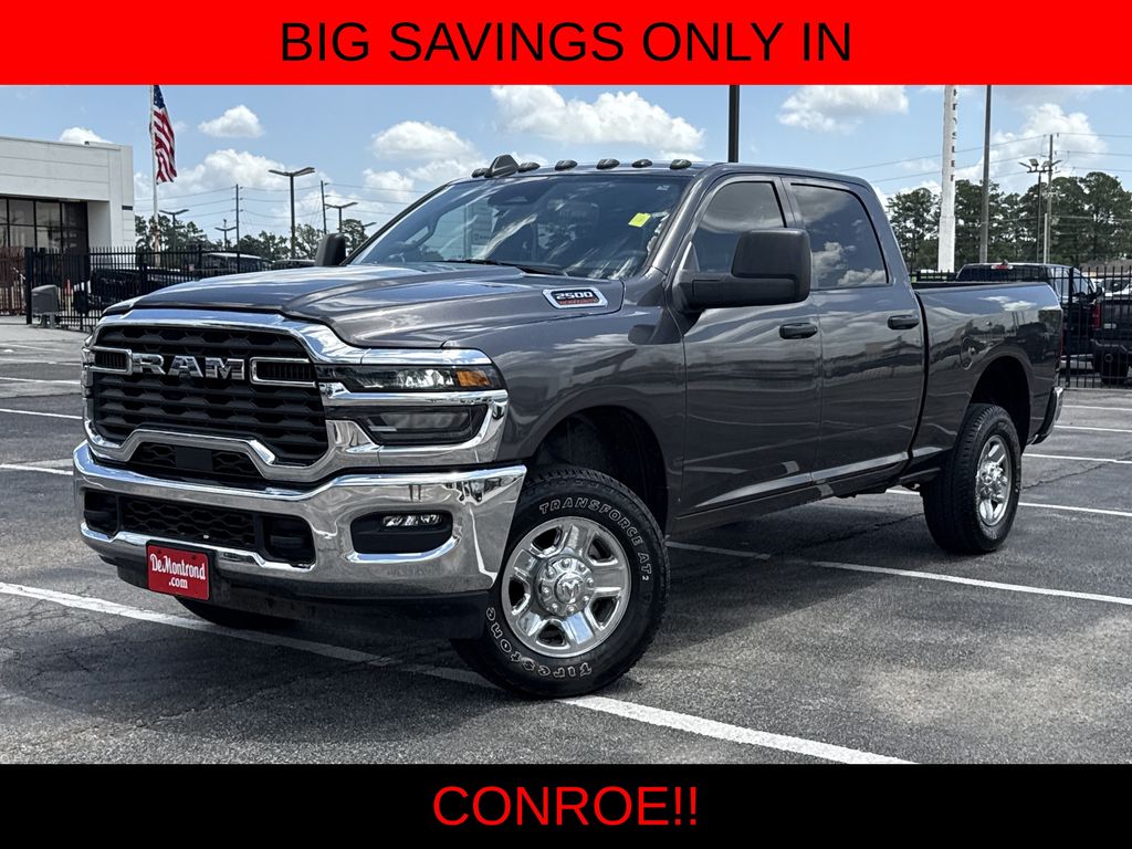 Gray (Granite Crystal Metallic Clearcoat) 2025 RAM 2500 Pickup Truck Four-Wheel Drive 8-Speed Automatic