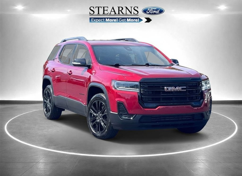 Cayenne Red Tintcoat 2022 GMC Acadia SLE FWD SUV / Crossover Front-Wheel Drive 9-Speed Automatic