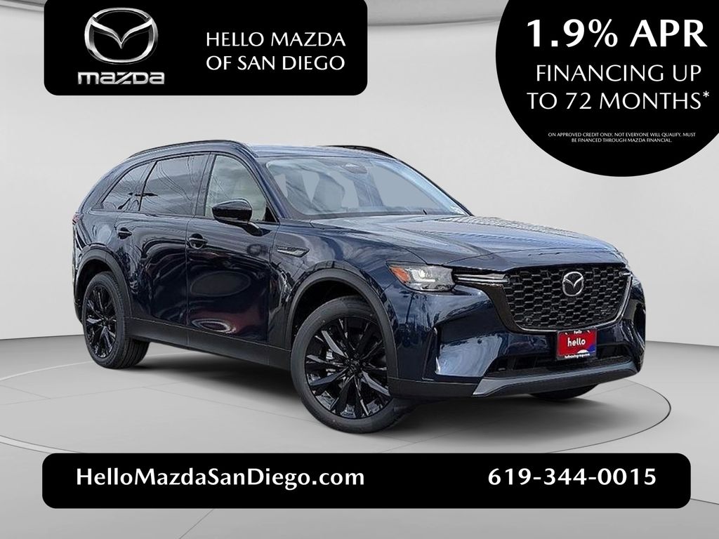Deep Crystal Blue Mica 2026 Mazda CX-90 3.3 Turbo Premium Sport AWD SUV / Crossover All-Wheel Drive 8-Speed Automatic