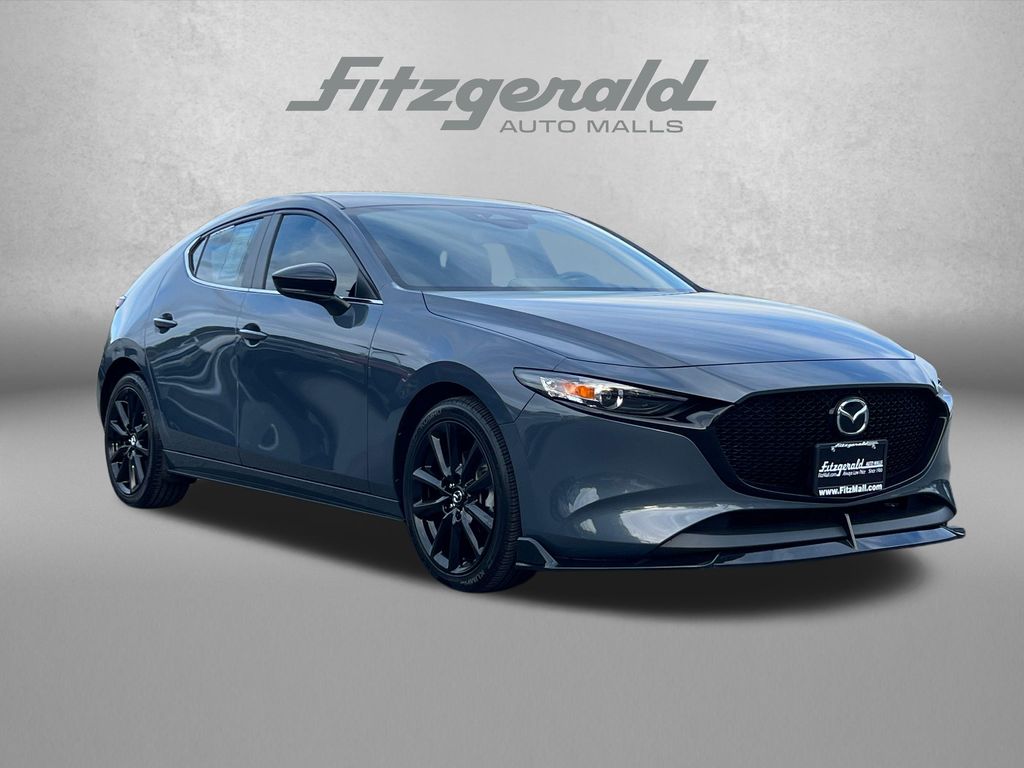 Polymetal Gray Metallic 2024 Mazda MAZDA3 2.5 S Carbon Edition Hatchback AWD Hatchback All-Wheel Drive 6-Speed Automatic