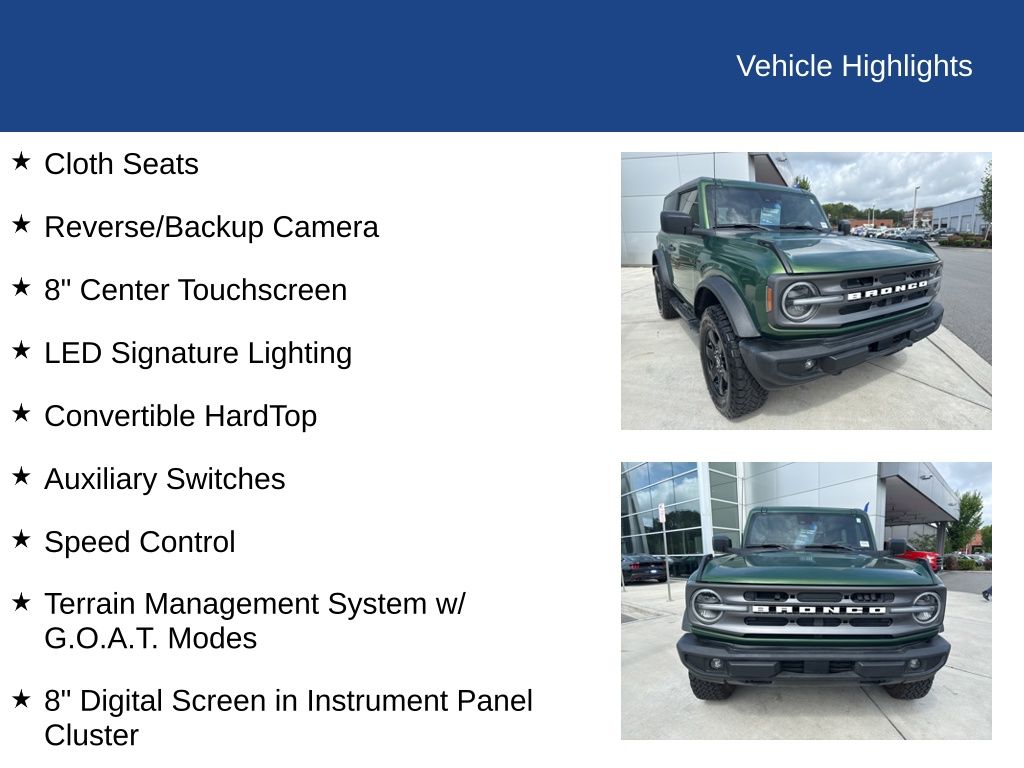 2022 Ford Bronco Big Bend