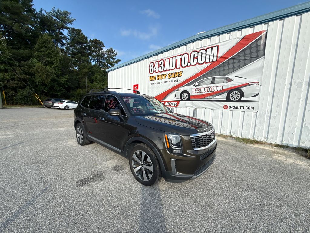 Dark Moss 2021 Kia Telluride SUV / Crossover Front-Wheel Drive 8-Speed Automatic