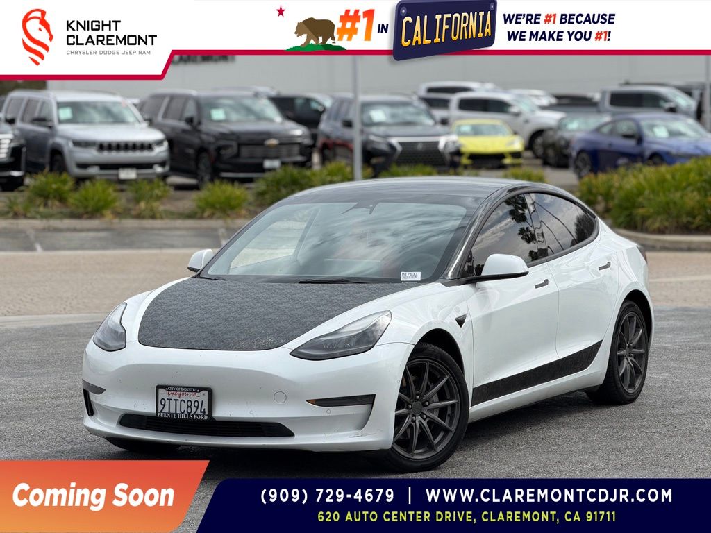 Pearl White Multi-Coat 2022 Tesla Model 3 Sedan All-Wheel Drive 1-Speed Automatic