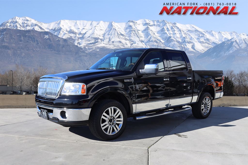 Black 2007 Lincoln Mark LT Pickup Truck 4-Speed Automatic Overdrive
