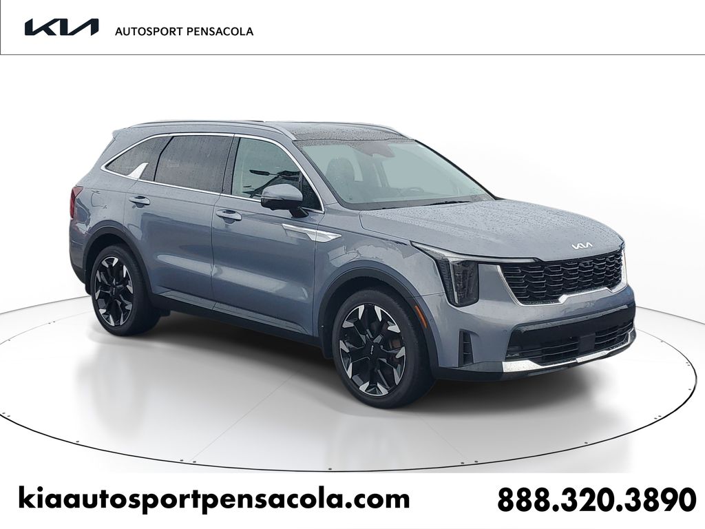 Silver 2024 Kia Sorento SUV / Crossover Front-Wheel Drive 8-Speed Dual Clutch