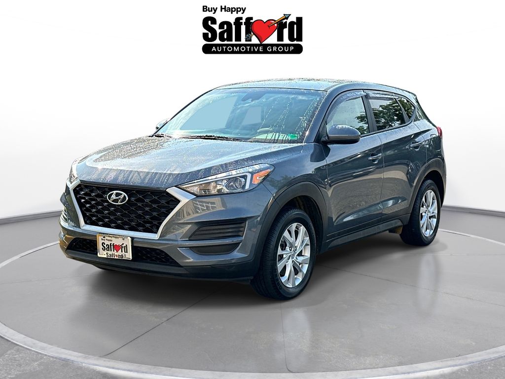 Gray (Magnetic Force) 2021 Hyundai Tucson SUV / Crossover All-Wheel Drive 6-Speed Automatic