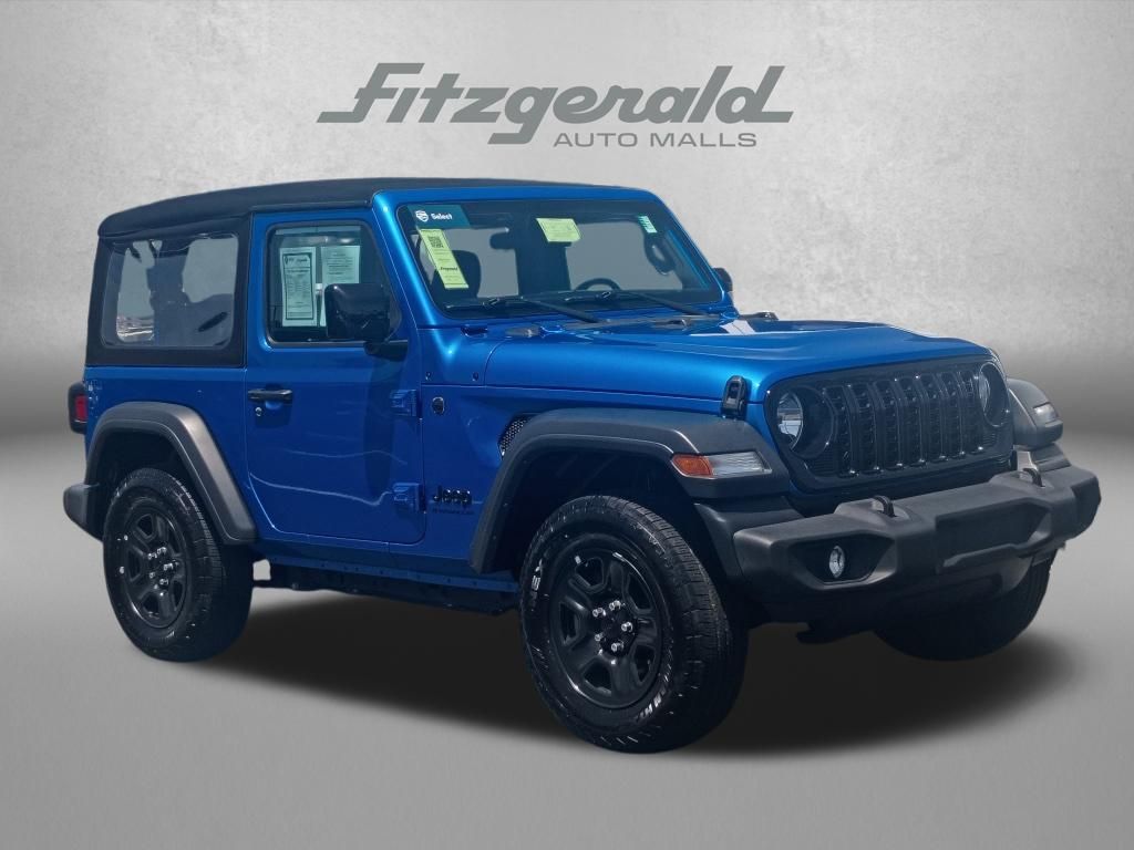 Hydro Blue Pearl Coat 2024 Jeep Wrangler SUV / Crossover Four-Wheel Drive 8-Speed Automatic