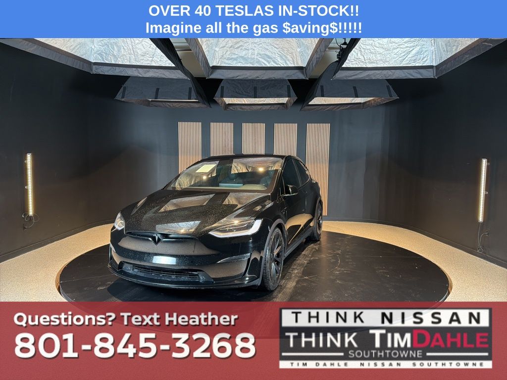 Black 2022 Tesla Model X AWD SUV / Crossover All-Wheel Drive 1-Speed Automatic