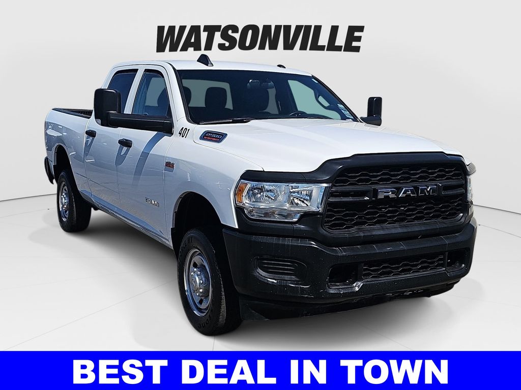 Bright White Clearcoat 2022 RAM 2500 Tradesman Crew Cab 4WD Pickup Truck Four-Wheel Drive 8-Speed Automatic