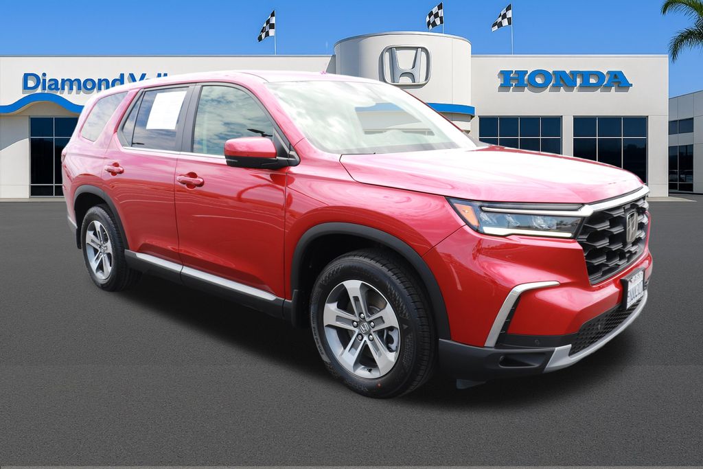 Black (Obsidian Blue Pearl) 2025 Honda Pilot SUV / Crossover All-Wheel Drive 10-Speed Automatic