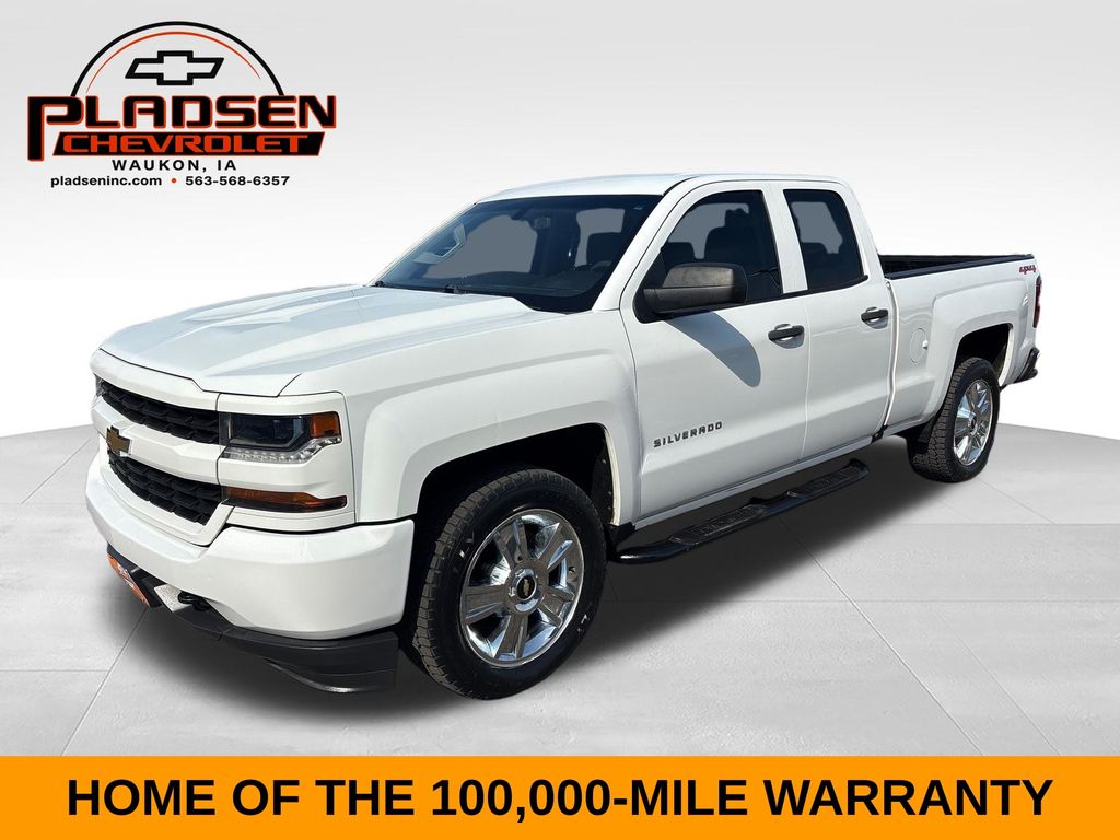 Summit White 2017 Chevrolet Silverado 1500 Pickup Truck Four-Wheel Drive 6-Speed Automatic Overdrive