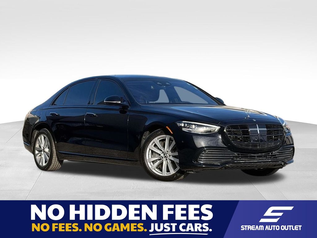 Black 2022 Mercedes-Benz S-Class Sedan All-Wheel Drive 9-Speed Automatic