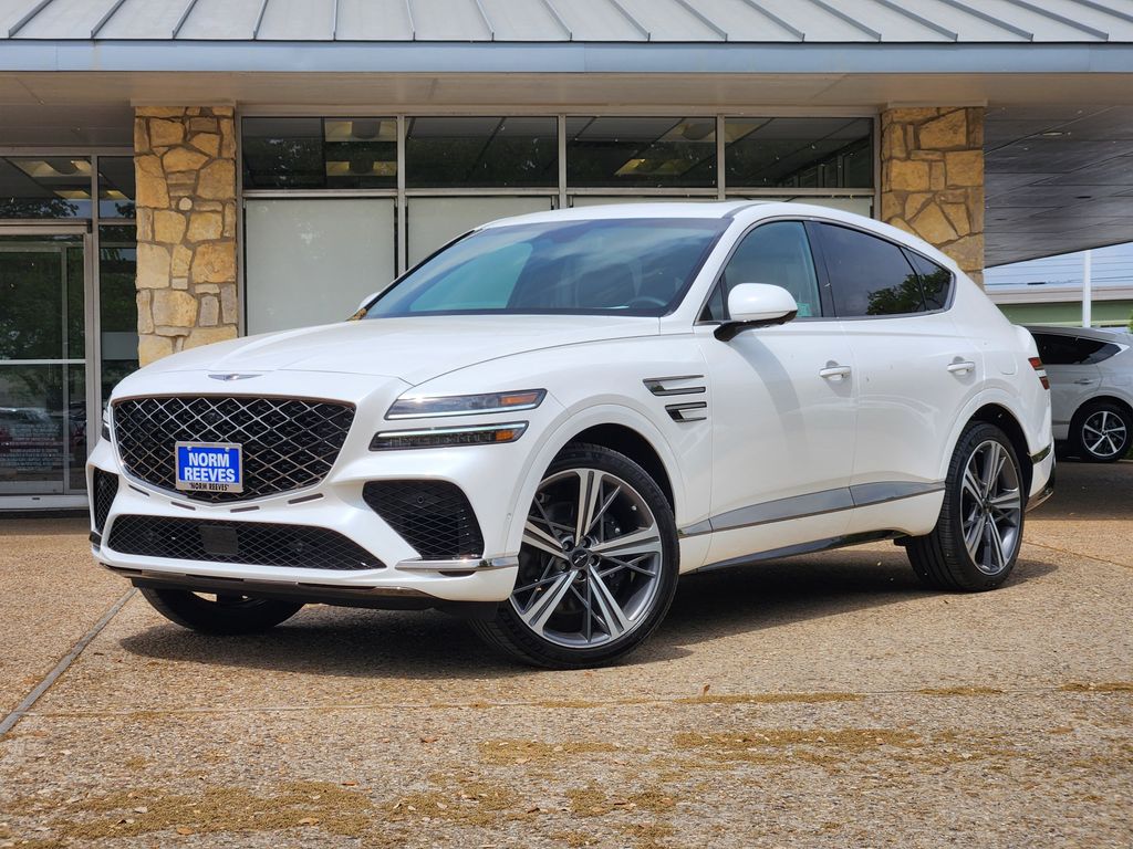 Uyuni White 2025 Genesis GV80 Coupe 3.5T E-SC AWD Coupe All-Wheel Drive 8-Speed Automatic
