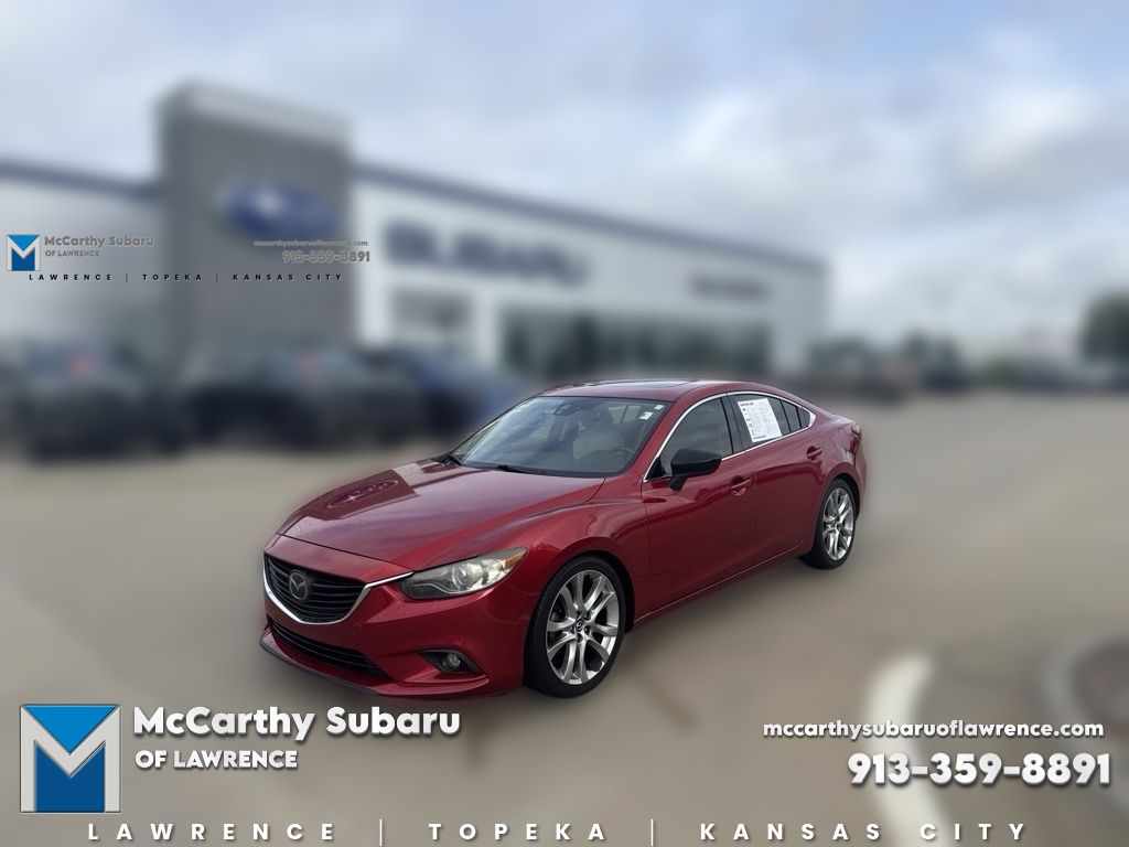 Soul Red Metallic 2014 Mazda MAZDA6 Sedan Front-Wheel Drive 6-Speed Automatic