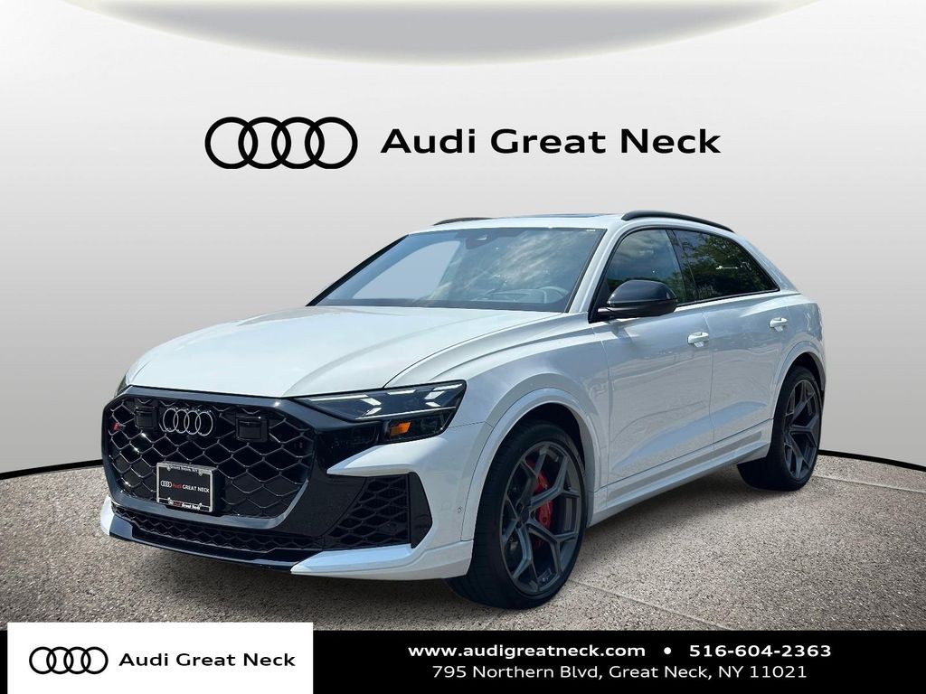 Glacier White 2026 Audi RS Q8 4.0T quattro Performance SUV / Crossover All-Wheel Drive 8-Speed Automatic