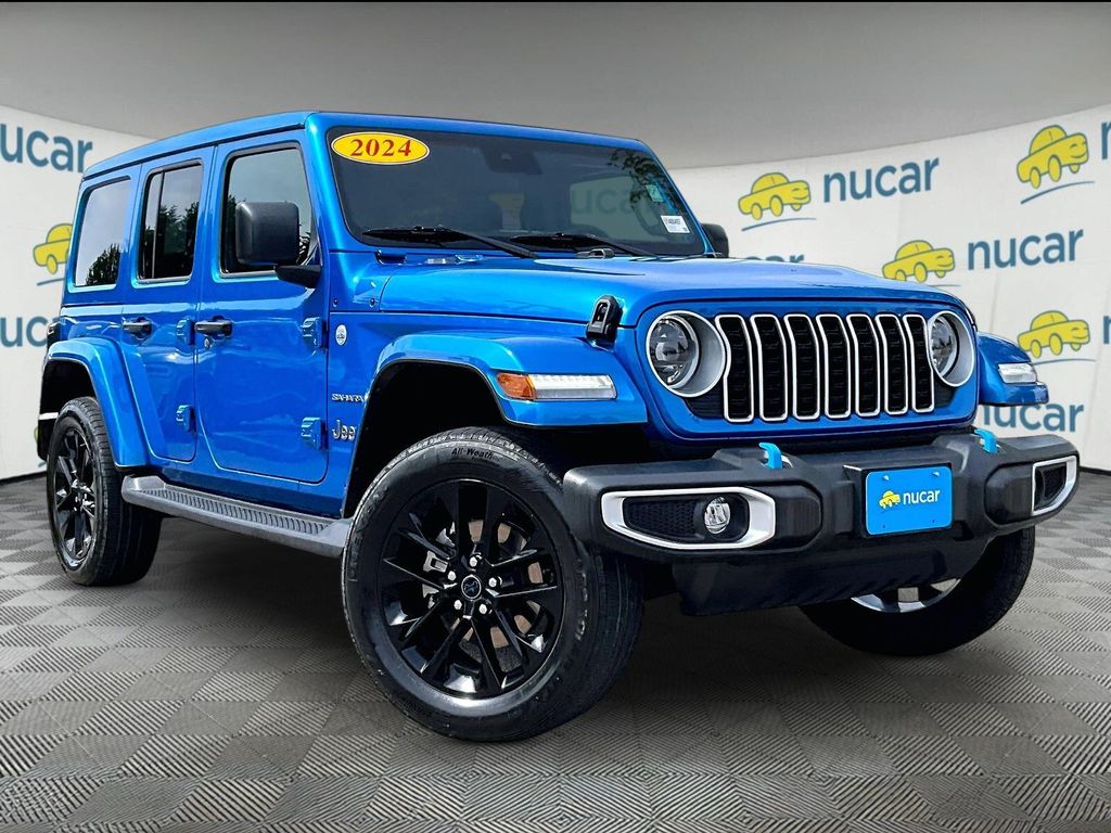 Hydro Blue Pearl Coat 2024 Jeep Wrangler 4xe SUV / Crossover Four-Wheel Drive 8-Speed Automatic