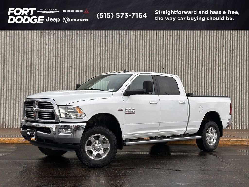 Bright White Clearcoat 2018 RAM 2500 Big Horn Crew Cab 4WD Pickup Truck Four-Wheel Drive 6-Speed Automatic