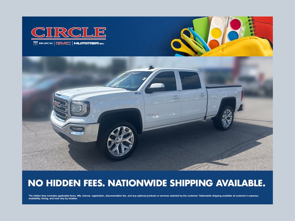 White 2017 GMC Sierra 1500 Pickup Truck Four-Wheel Drive 6-Speed Automatic Overdrive