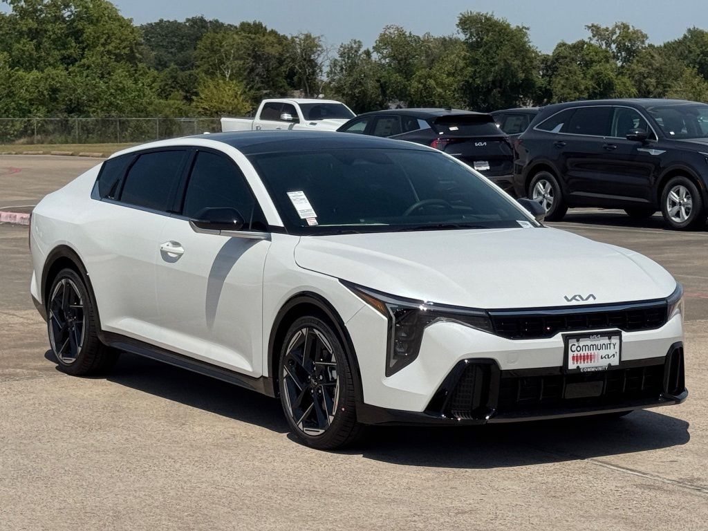 2026 Kia K4 GT-Line White at DeMontrond Automotive Group