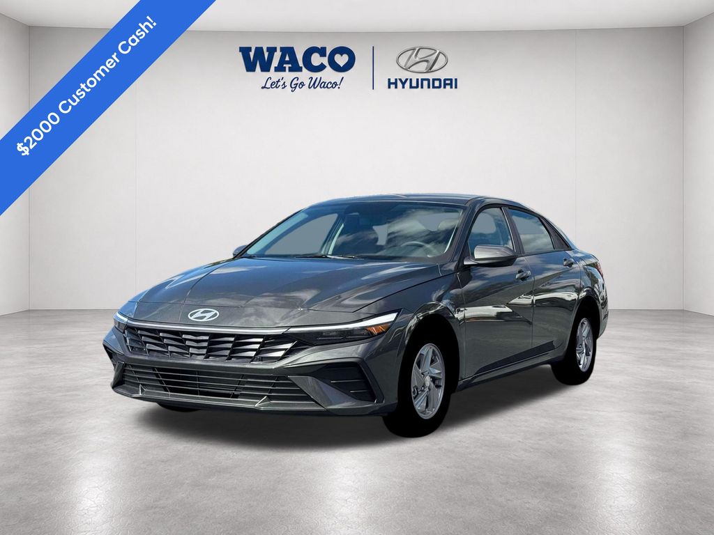 Amazon Gray 2026 Hyundai Elantra Sedan Front-Wheel Drive Continuously Variable Transmission