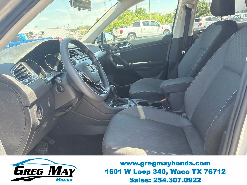 2021 Volkswagen Tiguan 2.0T S Silver at Greg May Honda