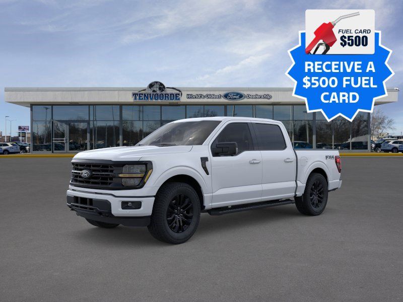 Oxford White 2026 Ford F-150 XLT SuperCrew 4WD Pickup Truck Four-Wheel Drive Automatic