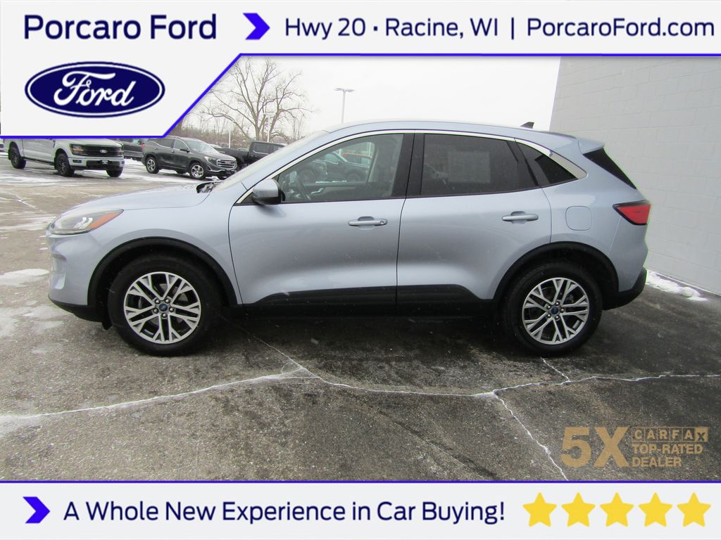 Iced Blue Silver Metallic 2022 Ford Escape SEL AWD SUV / Crossover All-Wheel Drive 8-Speed Automatic