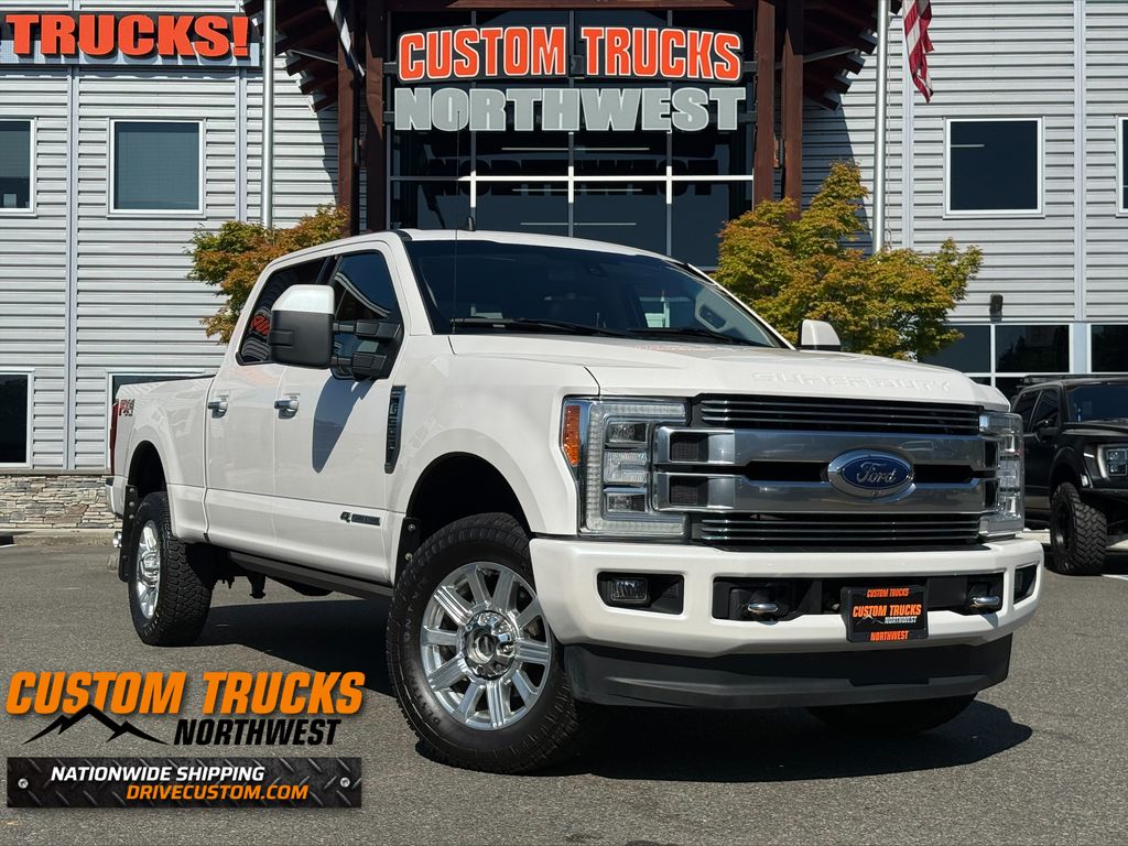 White 2019 Ford F-350 Super Duty Pickup Truck Four-Wheel Drive 6-Speed Automatic
