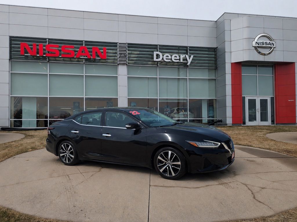 Super Black 2023 Nissan Maxima SL FWD Sedan Continuously Variable Transmission