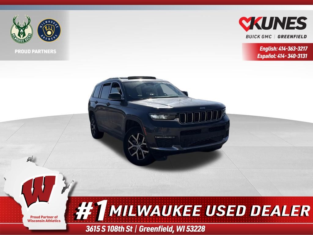 Baltic Gray Metallic Clearcoat 2024 Jeep Grand Cherokee L Limited 4WD SUV / Crossover Four-Wheel Drive 8-Speed Automatic