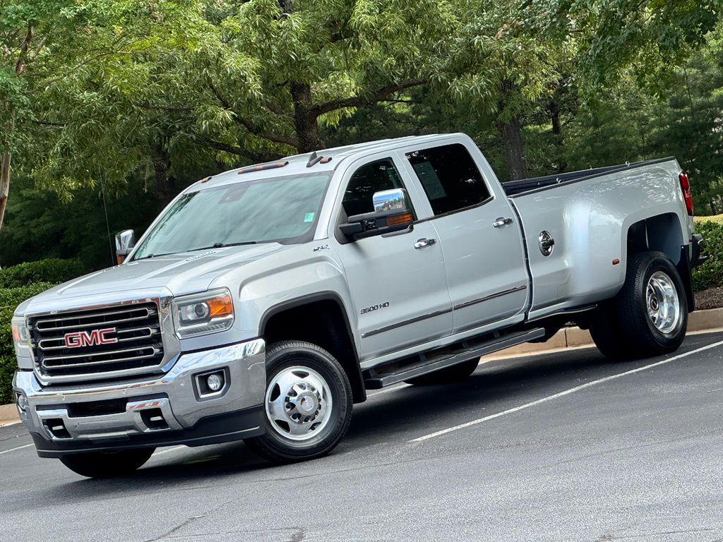 Quicksilver Metallic 2015 GMC Sierra 3500HD Pickup Truck Four-Wheel Drive 6-Speed Automatic