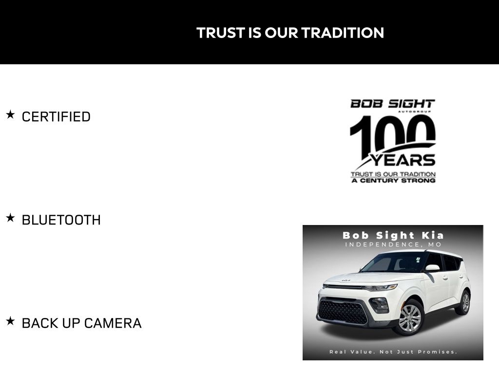 Certified 2022 Kia Soul LX with VIN KNDJ23AUXN7153193 for sale in Kansas City
