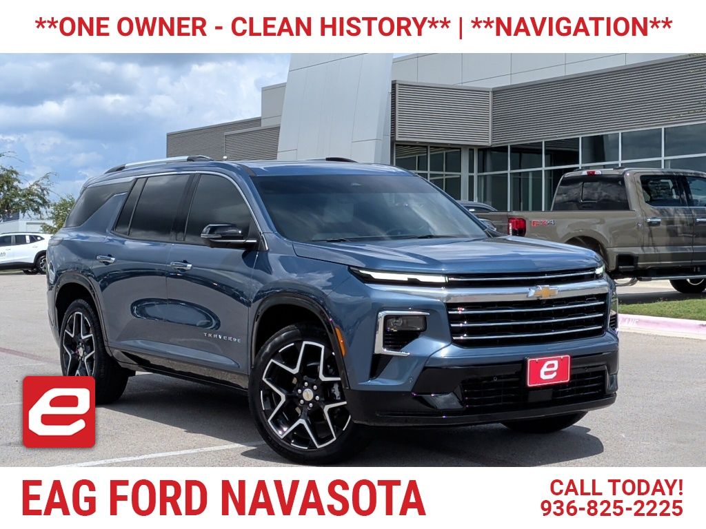 Lakeshore Blue Metallic 2025 Chevrolet Traverse SUV / Crossover Front-Wheel Drive 8-Speed Automatic