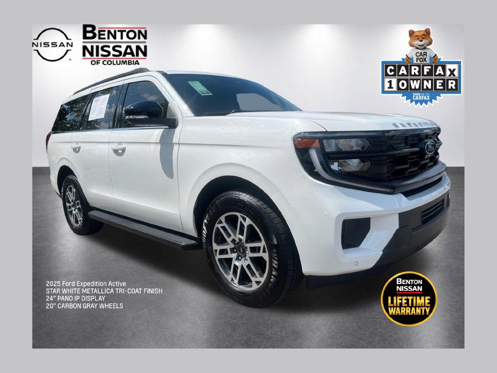 White Metallic 2025 Ford Expedition SUV / Crossover 4X2 Automatic