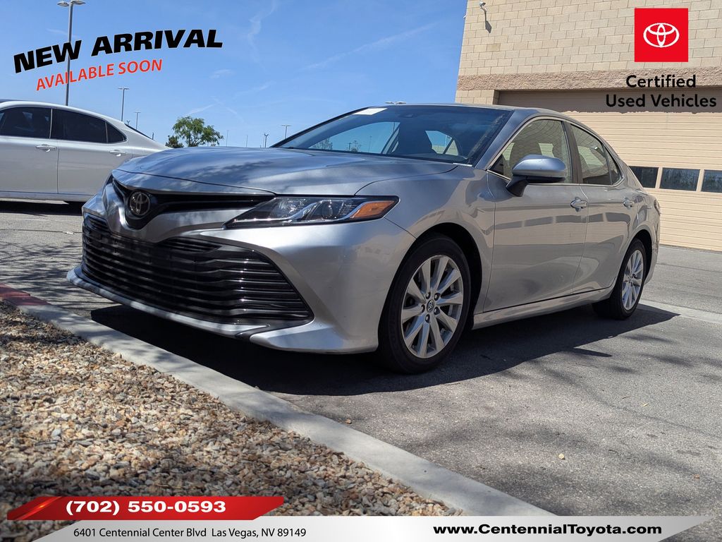 Celestial Silver Metallic 2019 Toyota Camry LE FWD Sedan Front-Wheel Drive 8-Speed Automatic